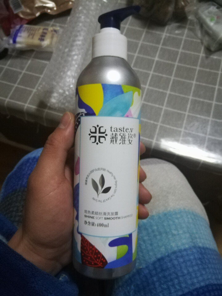 戴维姿 炫色柔顺丝滑洗发水400ml 多效 清爽去屑 直发顺发 控油去屑 男女通用 家庭装怎么样，好用吗，口碑，心得，评价，试用报告,第4张