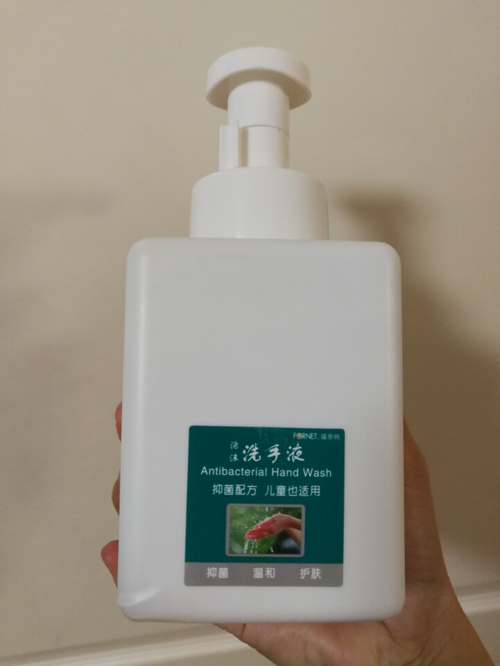 福奈特 FORNET 泡沫抑菌洗手液 白色 500ml怎么样，好用吗，口碑，心得，评价，试用报告,第2张