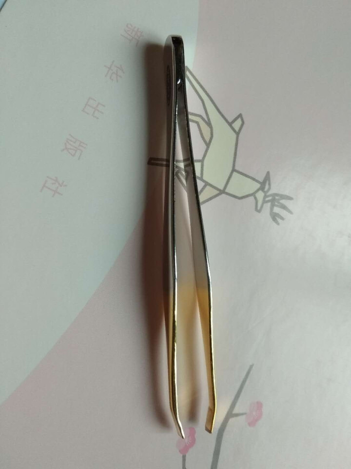 谷芭（KOOBA） 谷芭KOOBA镀金咬口眉夹斜角修眉镊子拔眉毛美妆工具/眉钳/拔毛钳怎么样，好用吗，口碑，心得，评价，试用报告,第4张