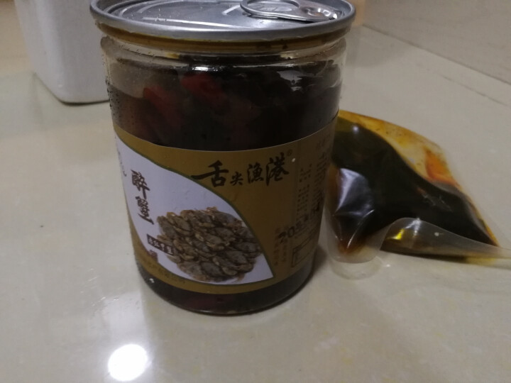 舌尖渔港 醉赤甲红蟹海螃蟹甜辣五香即食海鲜莱州特产450g罐装 甜辣味怎么样，好用吗，口碑，心得，评价，试用报告,第2张