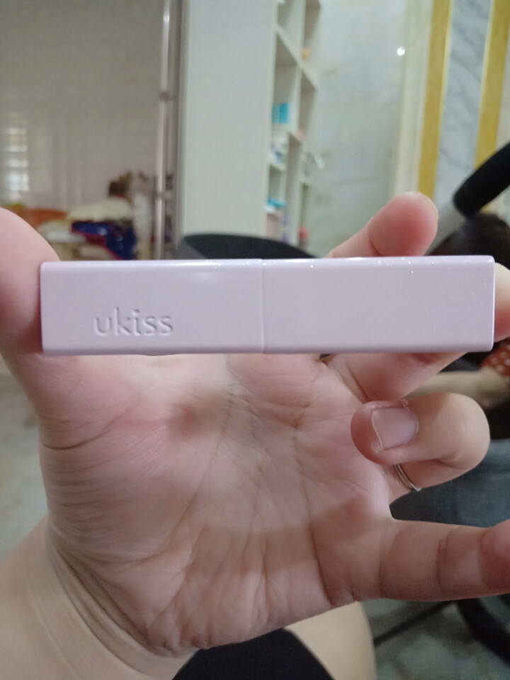 悠珂思（ukiss） 【2支7.5折】午后果茶轻釉口红唇膏南瓜豆沙滋润不易褪掉色唇膏唇彩 08#摩卡奶茶怎么样，好用吗，口碑，心得，评价，试用报告,第2张