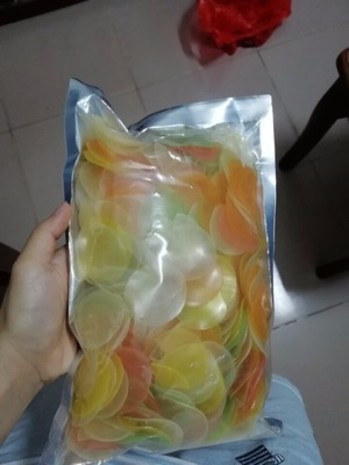 星云湖 东北大连虾片 彩色原色虾片 油炸原料生龙虾片干 彩色虾片 500g怎么样，好用吗，口碑，心得，评价，试用报告,第2张