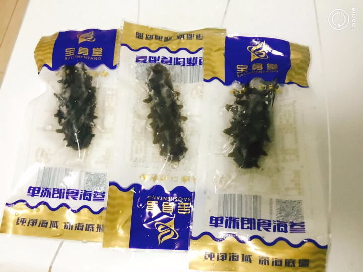 宝身堂 大连冷冻即食海参 500g 15,第3张