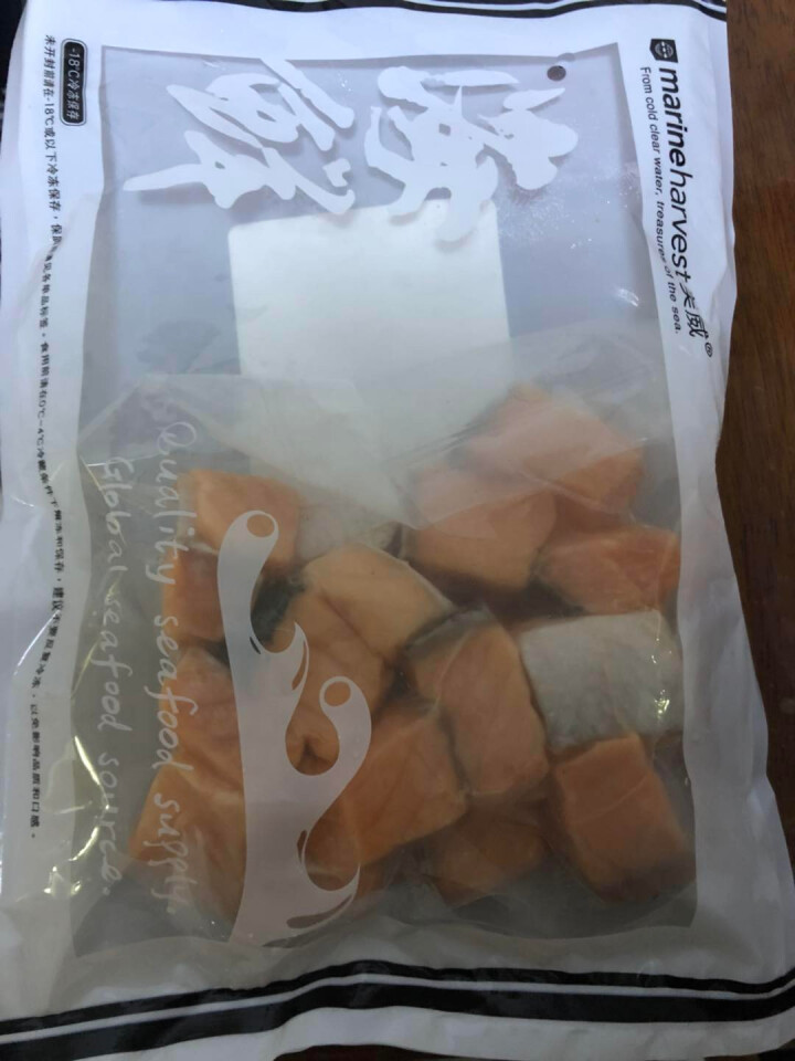 美威 冷冻智利三文鱼切块 380g  海鲜水产怎么样，好用吗，口碑，心得，评价，试用报告,第2张