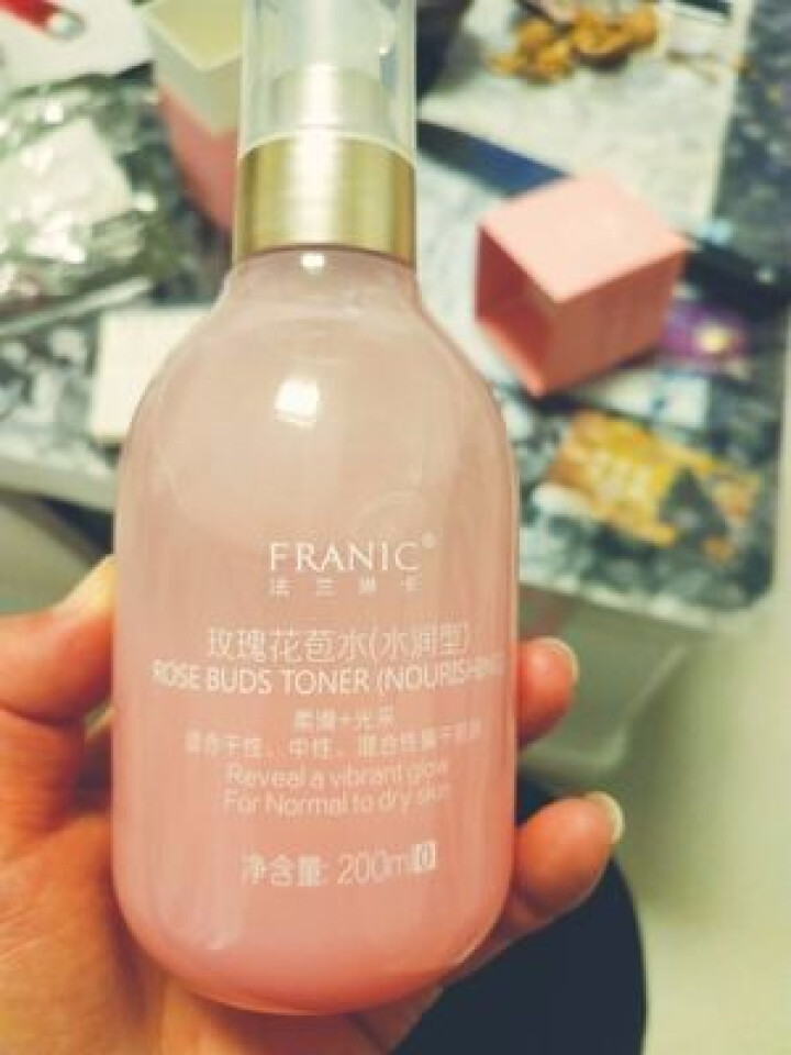 法兰琳卡（FRANIC） 法兰琳卡玫瑰花苞水天然温和爽肤水化妆水喷雾男女补水保湿舒缓 160ml（水润型）怎么样，好用吗，口碑，心得，评价，试用报告,第2张