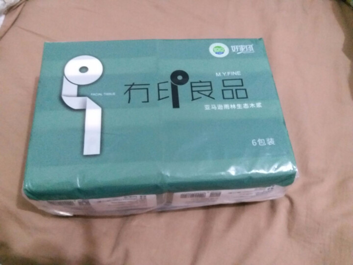 好家风 &冇印良品抽纸抽取式餐巾纸纸巾面巾擦手纸卫生纸抽6包装/18包装/24包装 6包抽纸怎么样，好用吗，口碑，心得，评价，试用报告,第5张