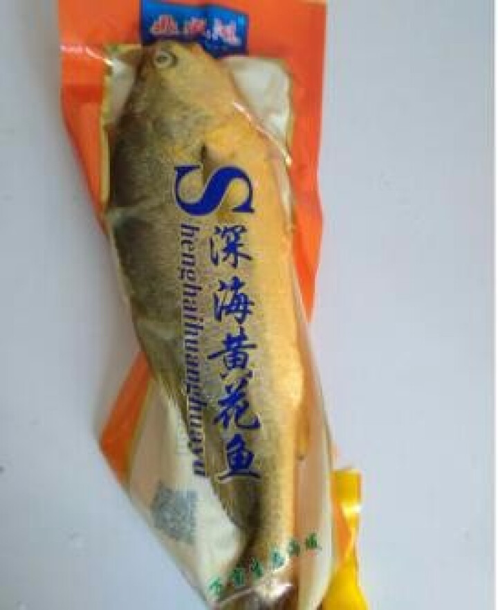 聚天鲜 （冰冻）野生大黄花鱼 袋装 黄鱼海鲜 500g*1条怎么样，好用吗，口碑，心得，评价，试用报告,第4张