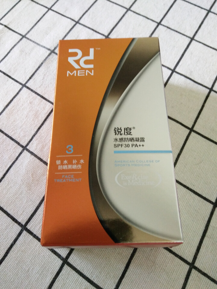 锐度男士防晒霜隔离防晒乳液防水防紫外线大容量100ml 专柜正品怎么样，好用吗，口碑，心得，评价，试用报告,第2张