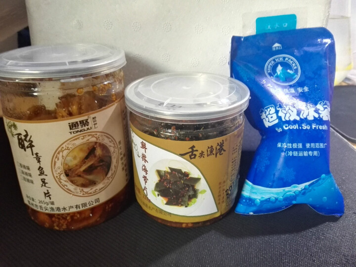 通聚 麻辣鱿鱼足片章鱼足片香辣零食即食海鲜莱州特产265g罐装 麻辣味怎么样，好用吗，口碑，心得，评价，试用报告,第3张