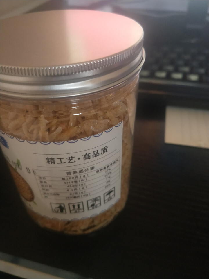 鲜博汇 虾皮 无盐 小虾米 海产干货 海米 海鲜干货 淡干熟虾皮 80g 1罐装怎么样，好用吗，口碑，心得，评价，试用报告,第2张