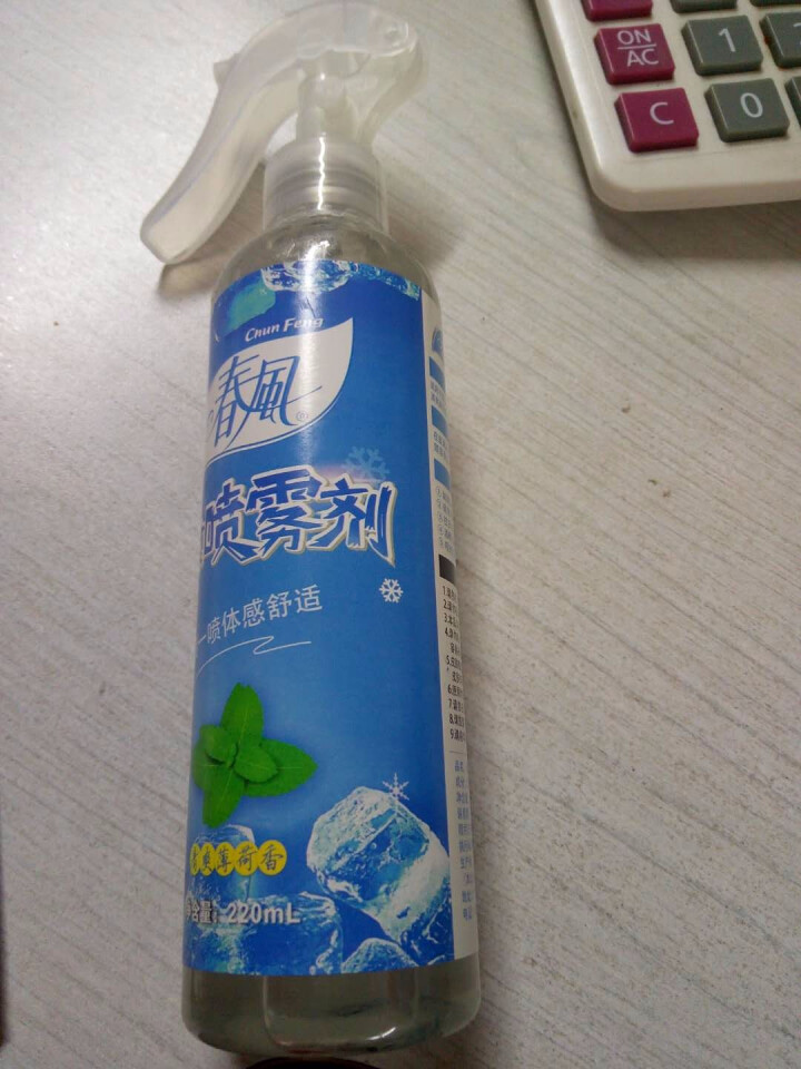 春风 衣物清凉喷雾 夏季清爽降温避暑 衣物用清新喷雾剂 薄荷清香除臭去异味 1瓶装怎么样，好用吗，口碑，心得，评价，试用报告,第4张