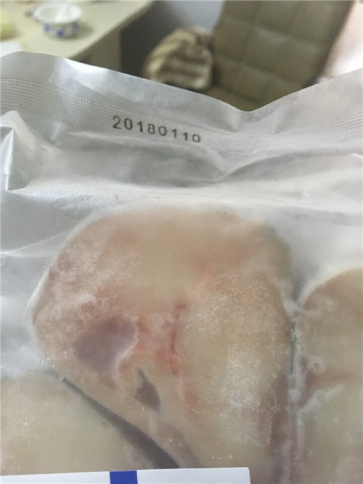 鲜元素 冷冻阿拉斯加真鳕鱼500g 4,第4张