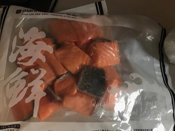 美威 冷冻智利三文鱼切块 380g  海鲜水产怎么样，好用吗，口碑，心得，评价，试用报告,第2张