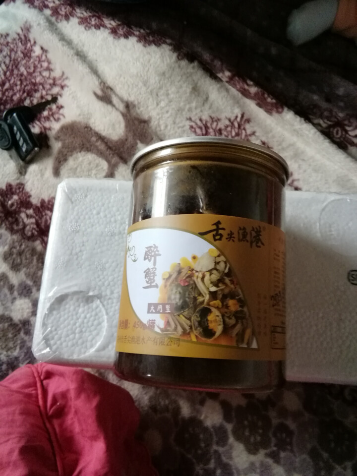 舌尖渔港 醉大闸蟹河蟹鲜活生呛即食螃蟹特产罐装450g 甜辣味怎么样，好用吗，口碑，心得，评价，试用报告,第4张