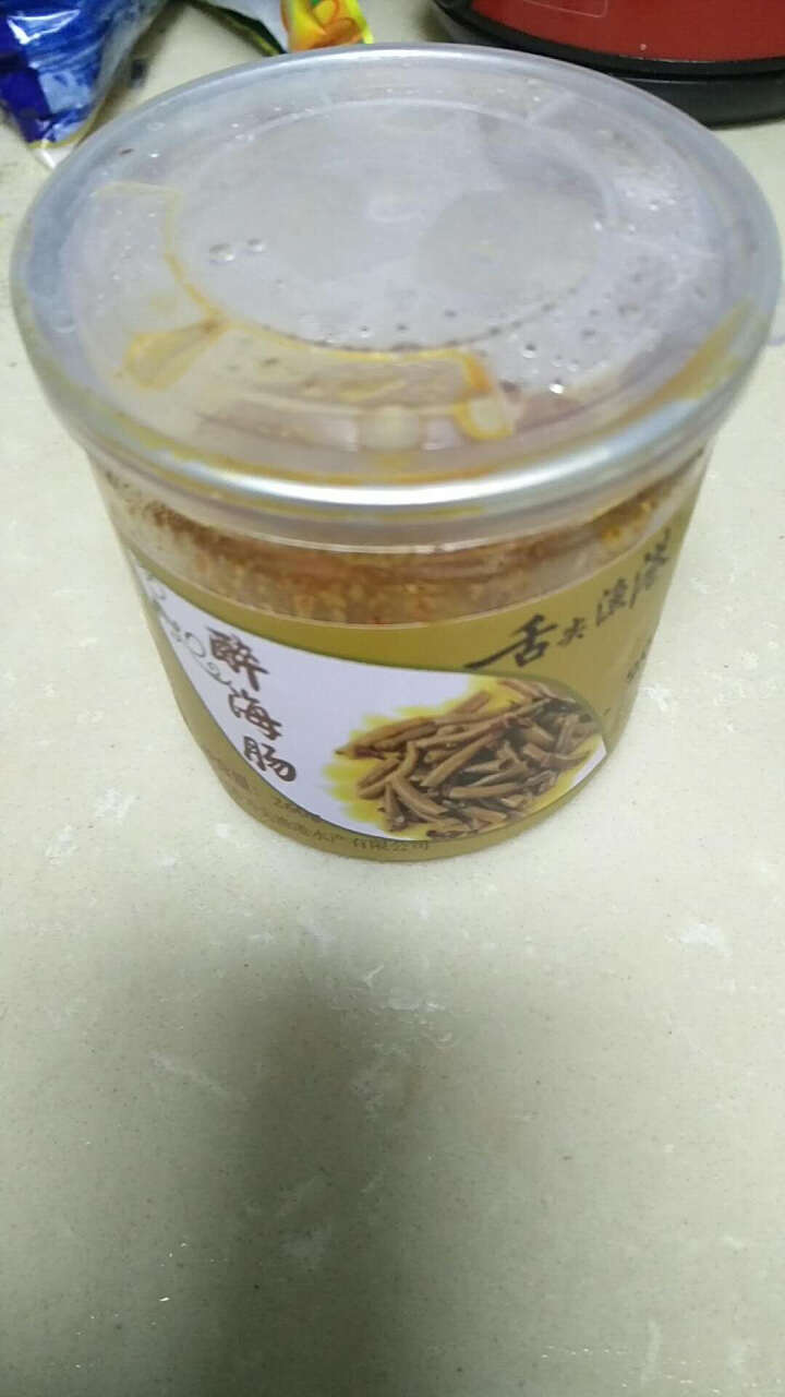 舌尖渔港 麻辣海肠子香鲜脆嫩即食海鲜熟食260g罐装 麻辣味怎么样，好用吗，口碑，心得，评价，试用报告,第2张