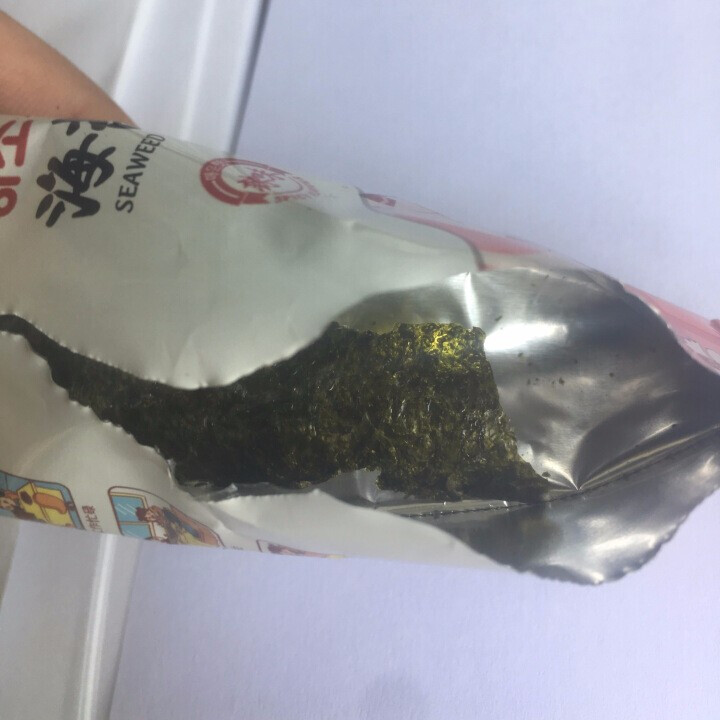 喜知味(sharewee) 休闲零食小吃 烤海苔卷  原味/香辣/海鲜/番茄 1.25g/支（口味下单备住）怎么样，好用吗，口碑，心得，评价，试用报告,第3张