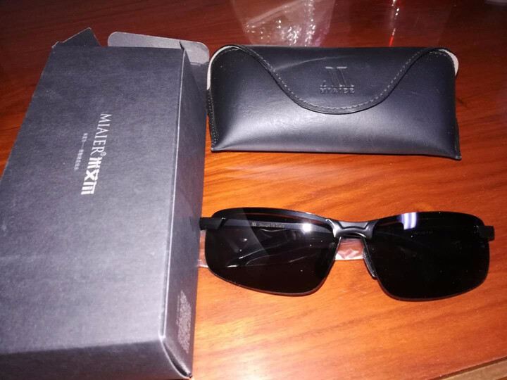 米艾尔 2018新款太阳镜男偏光开车驾驶镜男士墨镜太阳眼镜男款3043 黑