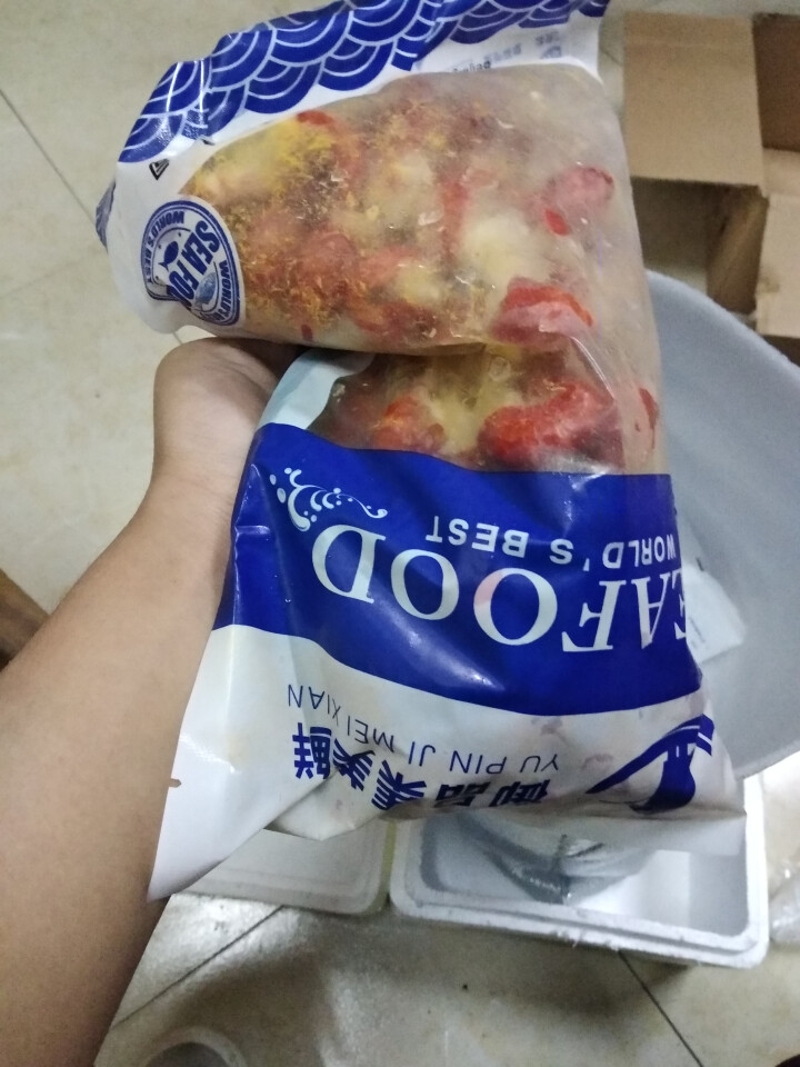 御品集美鲜 盱眙麻辣小龙虾尾大号750g袋装虾尾球怎么样，好用吗，口碑，心得，评价，试用报告,第3张