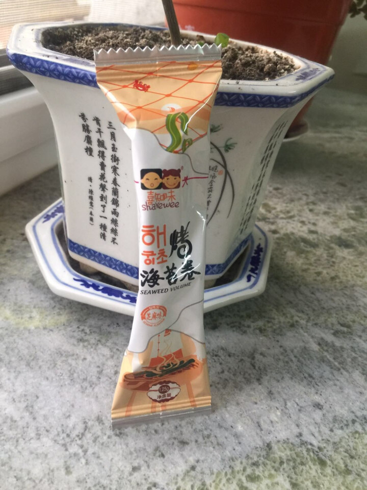 喜知味(sharewee) 休闲零食小吃 烤海苔卷  原味/香辣/海鲜/番茄 1.25g/支（口味下单备住）怎么样，好用吗，口碑，心得，评价，试用报告,第2张