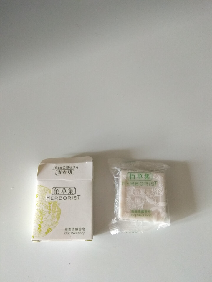 佰草集（HERBORIST）香皂 舒盈祛痘洁面皂100g 手工皂深层清洁控油祛痘洗脸皂 燕麦柔嫩香皂30g怎么样，好用吗，口碑，心得，评价，试用报告,第4张