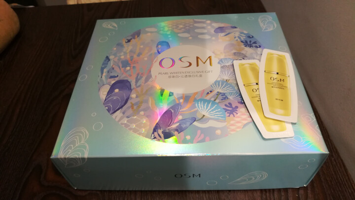 新品欧诗漫（OSM）珍珠白化妆品套装女男 美白淡斑补水保湿护肤品套装 官方旗舰店正品 珍珠白套装（洁面+水+乳液+面膜）怎么样，好用吗，口碑，心得，评价，试用报,第2张