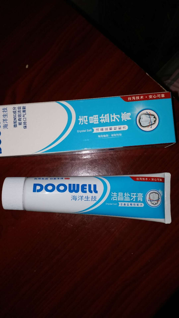 DOOWELL 洁晶盐牙膏 140g/支怎么样，好用吗，口碑，心得，评价，试用报告,第3张