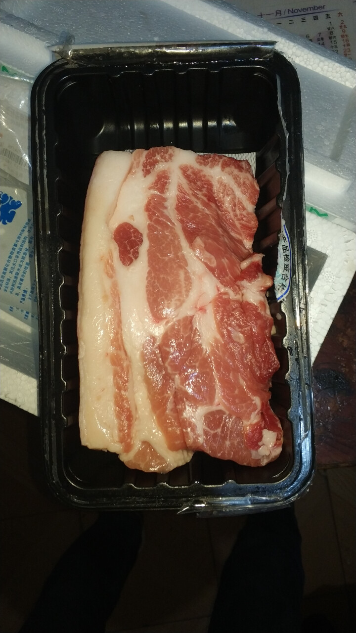 鄱湖晨晖农场 生态黑毛土猪肉猪腿肉 350g怎么样，好用吗，口碑，心得，评价，试用报告,第2张