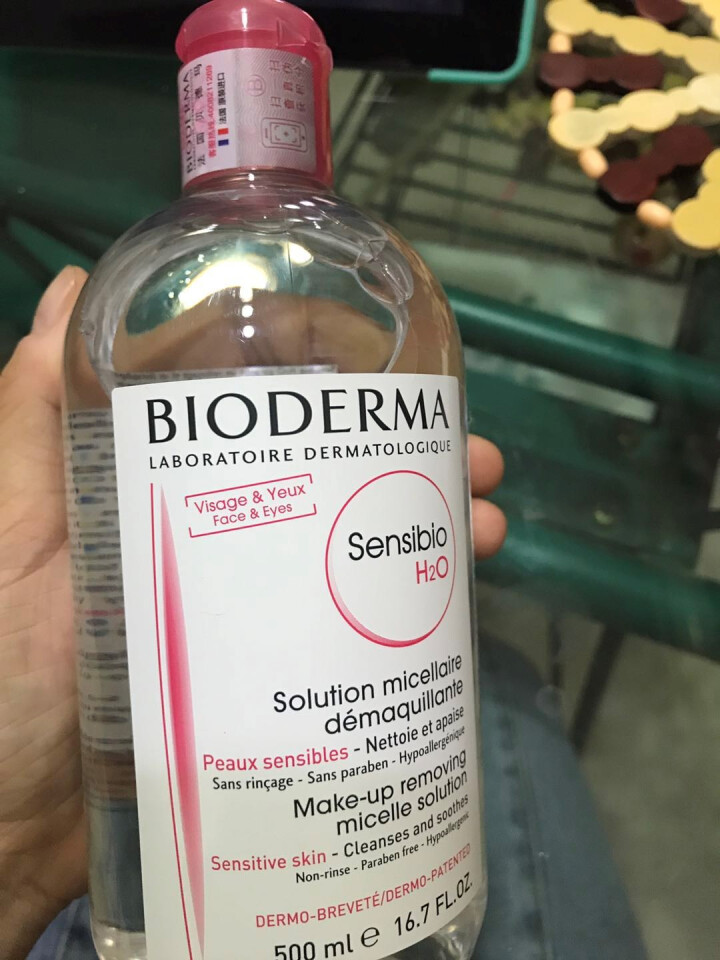 法国贝德玛（Bioderma）舒妍多效洁肤液500ml （卸妆水 深层清洁 粉水 舒缓保湿 敏感肌 眼唇 原装进口）怎么样，好用吗，口碑，心得，评价，试用报告,第3张