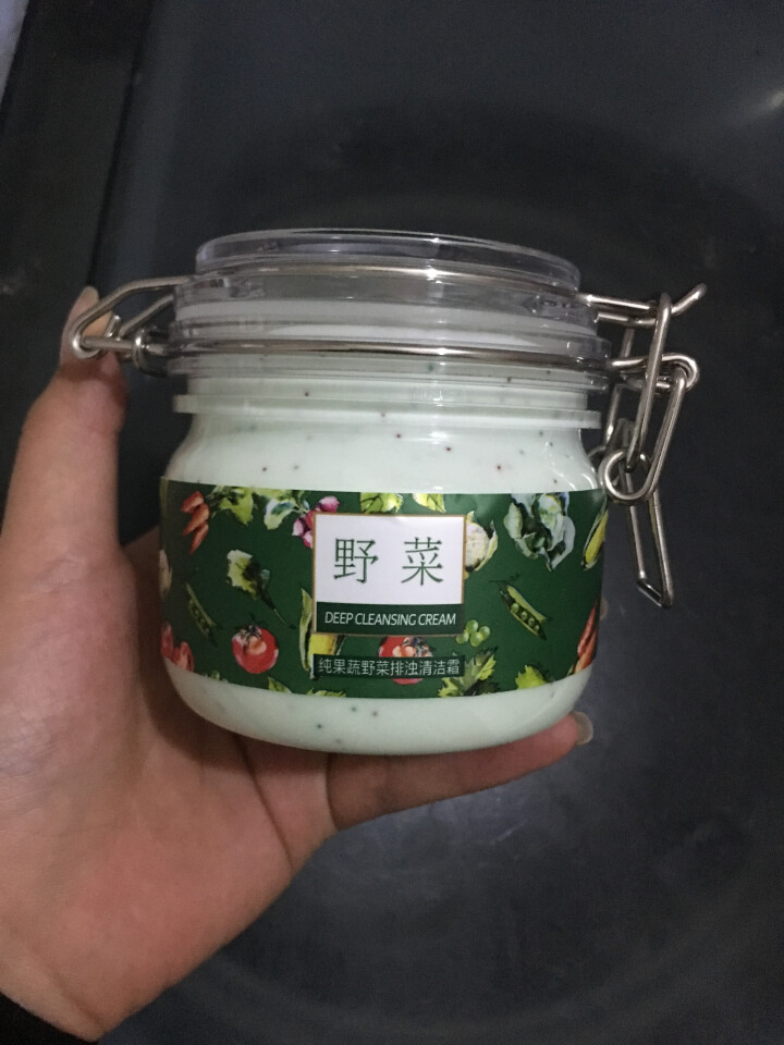 希卡露姿果蔬野菜排浊清洁霜 卸妆膏磨砂洁面去黑头卸妆乳液按摩膏200g大容量怎么样，好用吗，口碑，心得，评价，试用报告,第3张