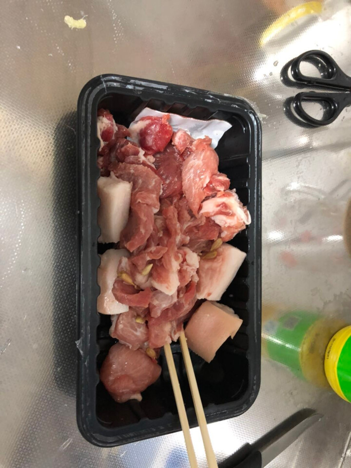 鄱湖晨晖农场 生态黑毛土猪肉猪腿肉 350g怎么样，好用吗，口碑，心得，评价，试用报告,第3张