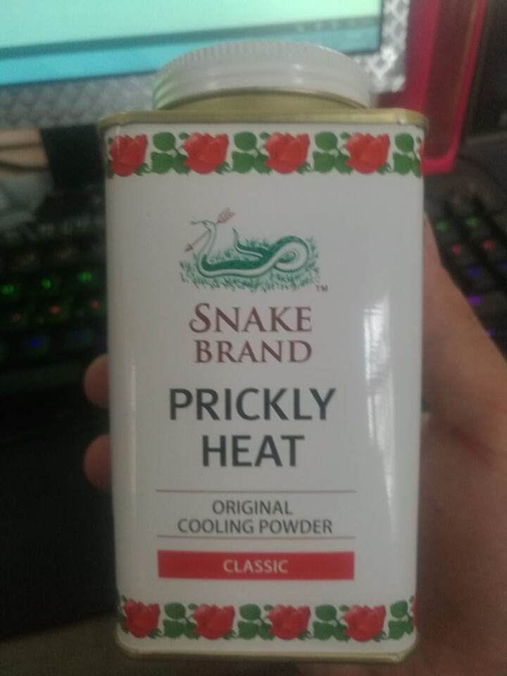 蛇牌（SNAKE BRAND） 泰国蛇牌原装进口圣乐圣露斯蛇粉热痱子粉宝宝儿童爽身粉婴儿 经典玫瑰花 140g怎么样，好用吗，口碑，心得，评价，试用报告,第2张