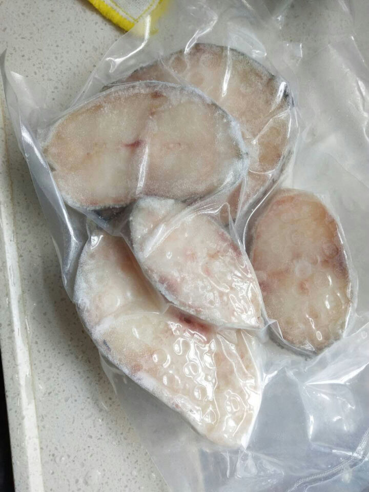 海买 冷冻大西洋冰冻真鳕鱼切身 500g 3,第2张