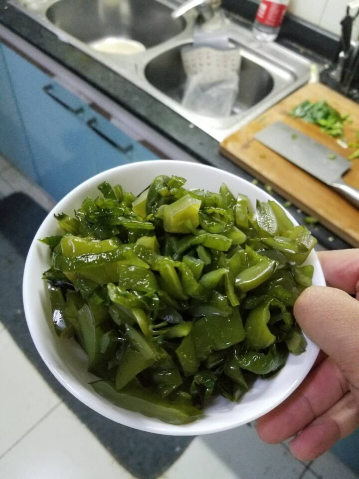 【荣成馆】荣成新鲜盐渍裙带梗 2.5kg 箱装 裙带菜海白菜 凉拌 海产怎么样，好用吗，口碑，心得，评价，试用报告,第2张