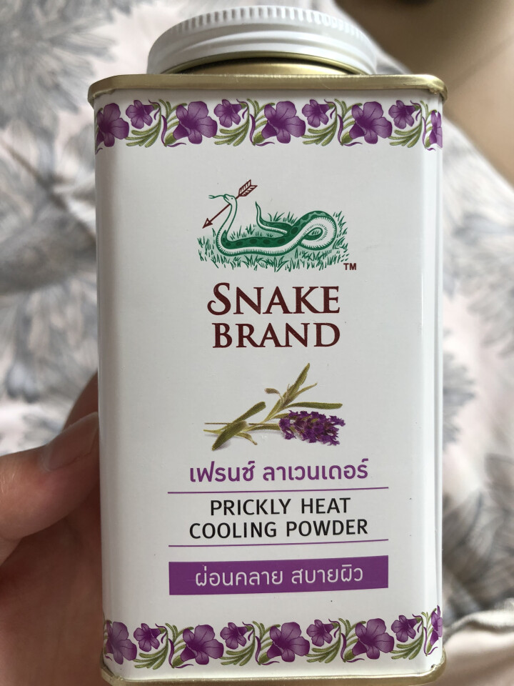 蛇牌（SNAKE BRAND） 泰国蛇牌原装进口圣乐圣露斯蛇粉热痱子粉宝宝儿童爽身粉婴儿 薰衣草款 140g怎么样，好用吗，口碑，心得，评价，试用报告,第2张