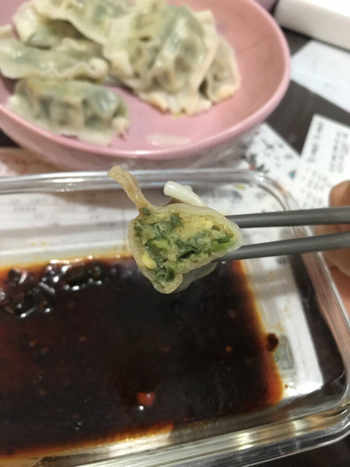 正大食品（CP） 猪肉韭菜蒸饺 400g （20个） 水饺 饺子怎么样，好用吗，口碑，心得，评价，试用报告,第3张