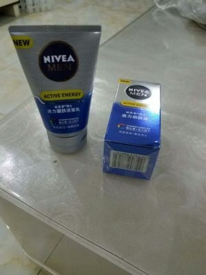 妮维雅(NIVEA)男士活力劲肤露护肤礼盒（劲肤露50g+醒肤洁面乳100g 男士护肤套装）怎么样，好用吗，口碑，心得，评价，试用报告,第3张