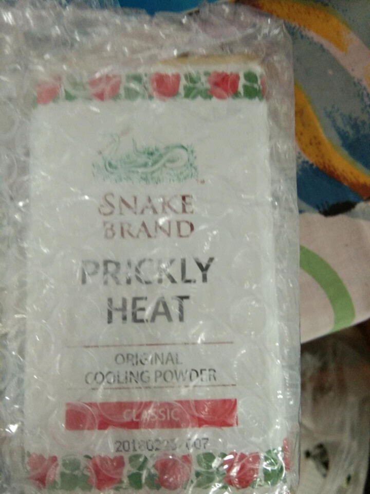 蛇牌（SNAKE BRAND） 泰国蛇牌原装进口圣乐圣露斯蛇粉热痱子粉宝宝儿童爽身粉婴儿 经典玫瑰花 140g怎么样，好用吗，口碑，心得，评价，试用报告,第3张