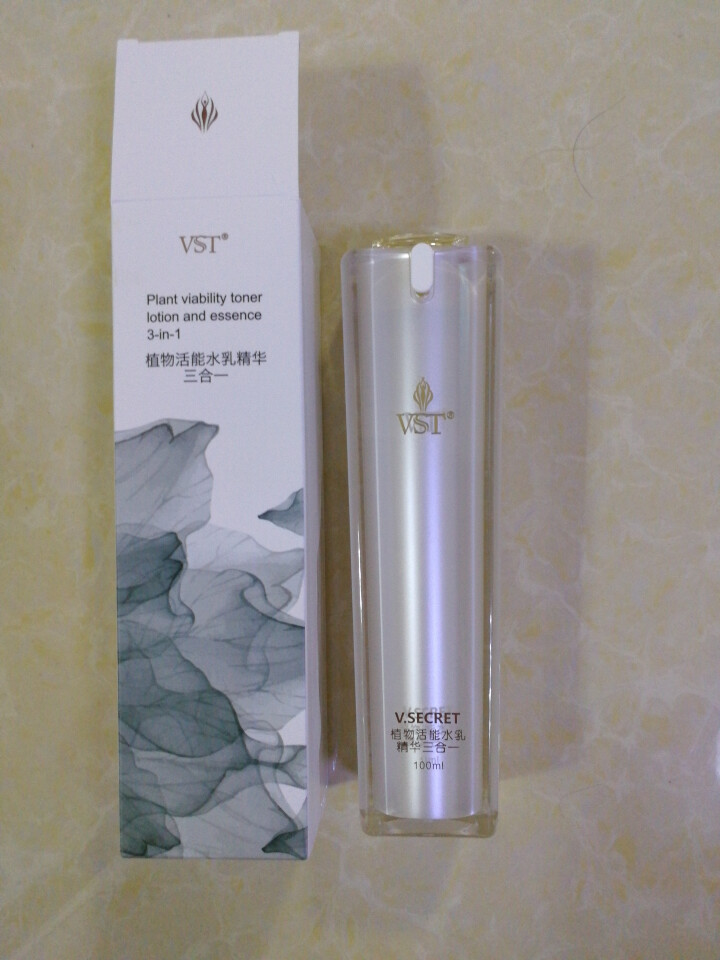 VST植物活能水乳精华三合一100ml（补水保湿修复乳液）怎么样，好用吗，口碑，心得，评价，试用报告,第4张