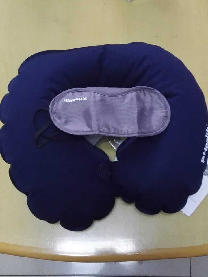 health碧荷 充气u型枕 护颈枕户外旅行u形枕便携旅行枕飞机充气枕可