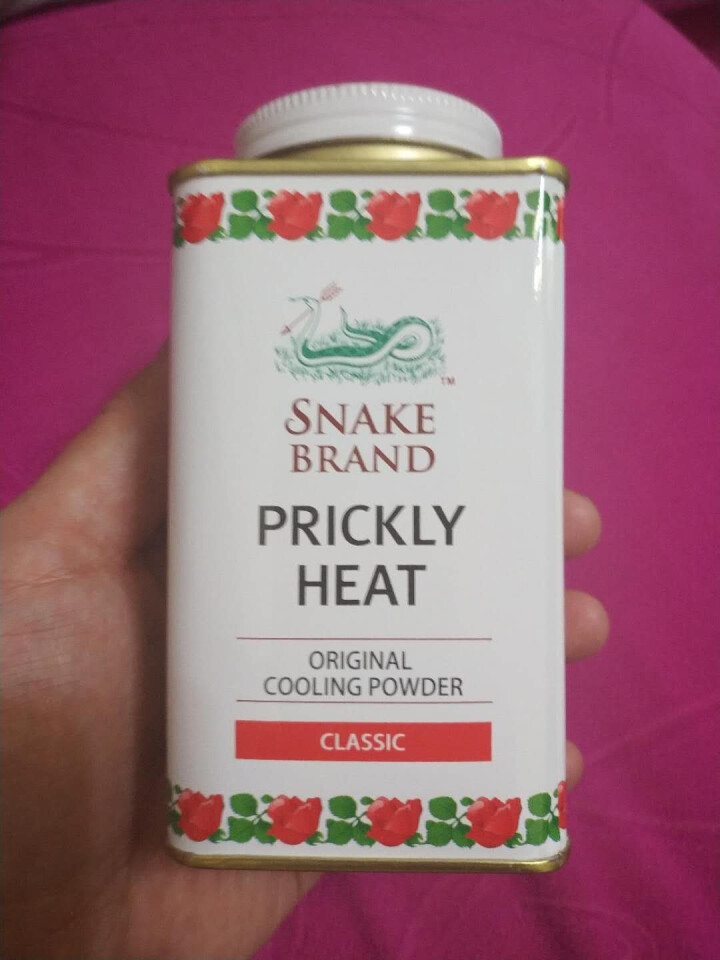 蛇牌（SNAKE BRAND） 泰国蛇牌原装进口圣乐圣露斯蛇粉热痱子粉宝宝儿童爽身粉婴儿 经典玫瑰花 140g怎么样，好用吗，口碑，心得，评价，试用报告,第3张