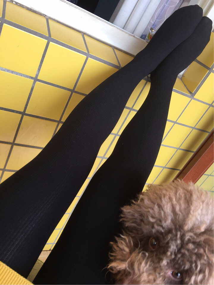 瘦腿袜春秋美腿袜塑形连裤袜瘦腿裤压力裤打底裤袜子女 黑色