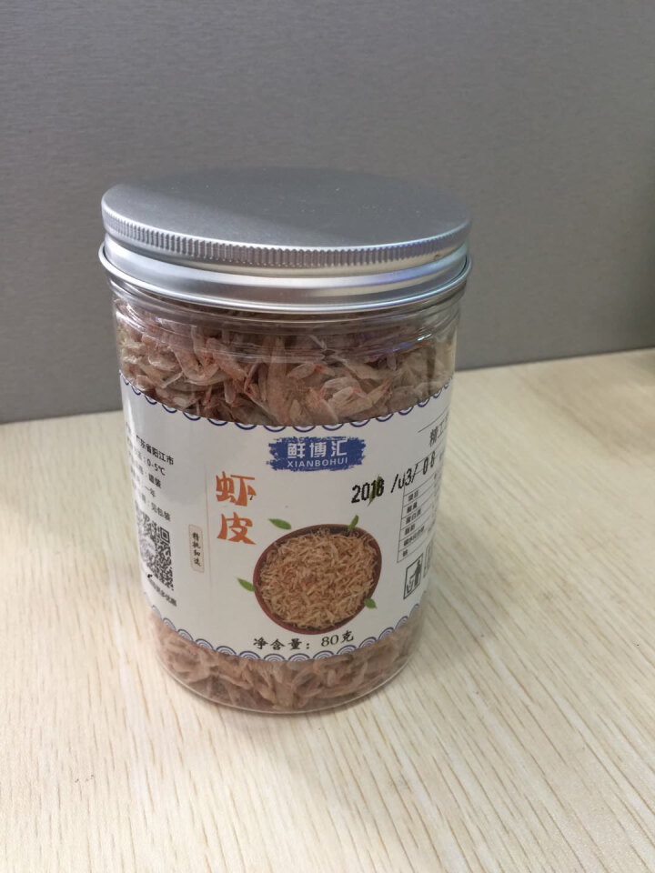 鲜博汇 无盐虾皮 淡干小虾米 婴儿宝宝辅食80g 1罐装怎么样，好用吗，口碑，心得，评价，试用报告,第2张