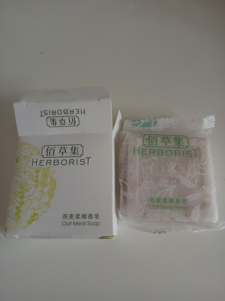 佰草集（HERBORIST）香皂 舒盈祛痘洁面皂100g 手工皂深层清洁控油祛痘洗脸皂 燕麦柔嫩香皂30g怎么样，好用吗，口碑，心得，评价，试用报告,第3张