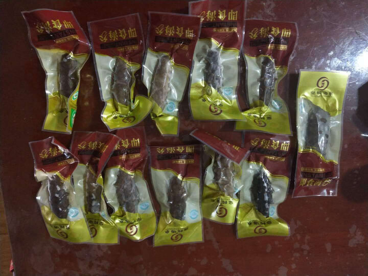 皇纯 威海冷冻即食海参 500g 11,第3张