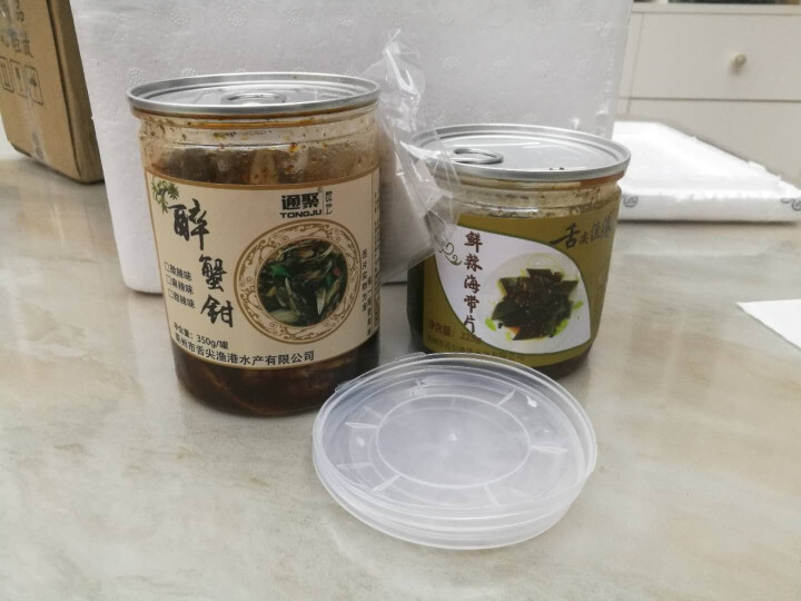 通聚醉蟹钳蟹脚甜辣麻辣微辣生腌即食海鲜零食罐装350g 包邮 甜辣味怎么样，好用吗，口碑，心得，评价，试用报告,第4张