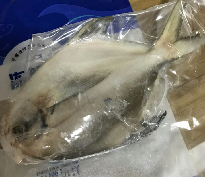 平潭远洋 阿拉伯海野生大白鲳鱼 650g 2条 袋装冷冻 银鲳 平鱼怎么样，好用吗，口碑，心得，评价，试用报告,第3张