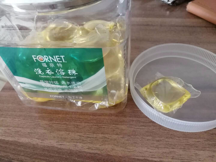 福奈特 FORNET 洗衣凝珠（四倍浓缩 低泡易漂） 非洗衣液 22颗/盒怎么样，好用吗，口碑，心得，评价，试用报告,第4张