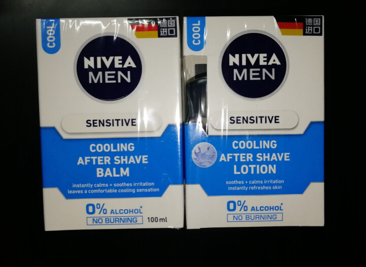 妮维雅(NIVEA)男士进口舒安冰酷保湿套装(爽肤水100ml+保湿露100ml)怎么样，好用吗，口碑，心得，评价，试用报告,第2张