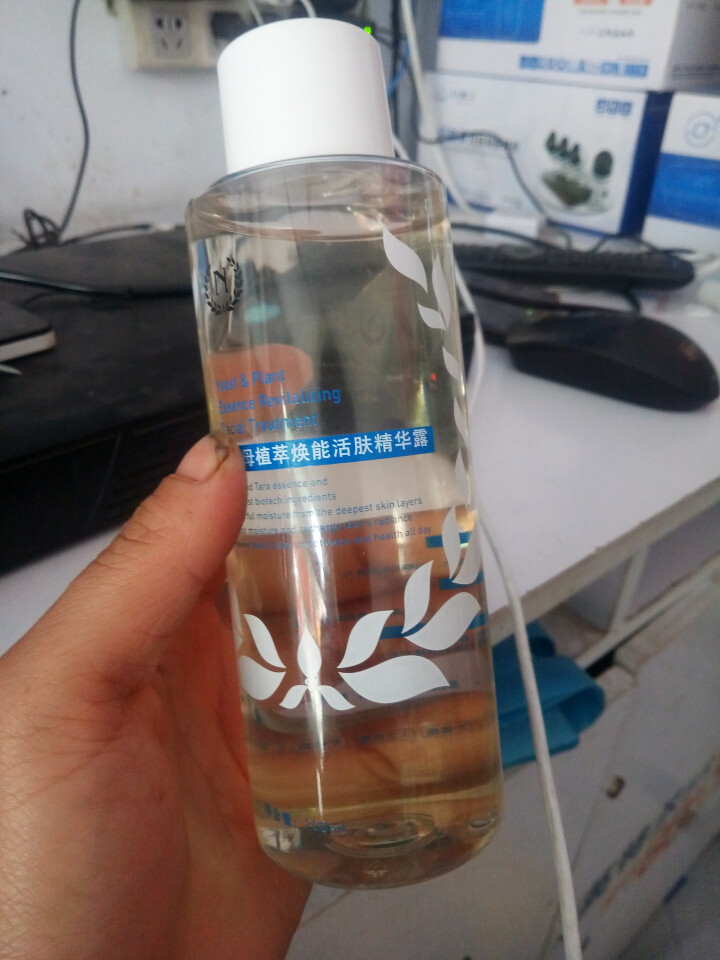 自然之名 酵母植萃焕能活肤精华露 补水保湿 平衡控油  收缩毛孔 300ml怎么样，好用吗，口碑，心得，评价，试用报告,第4张