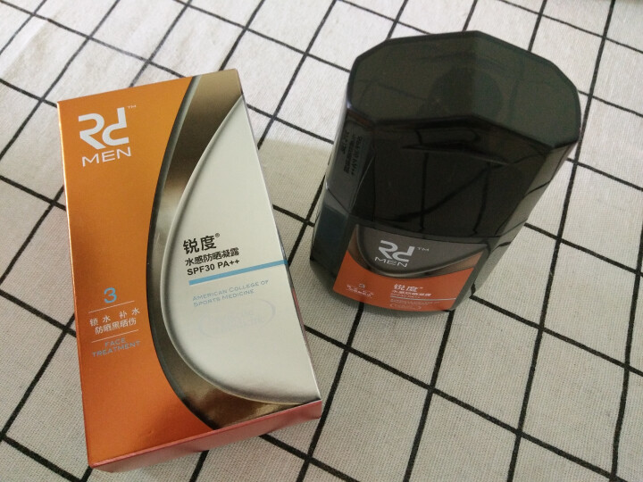 锐度男士防晒霜隔离防晒乳液防水防紫外线大容量100ml 专柜正品怎么样，好用吗，口碑，心得，评价，试用报告,第4张